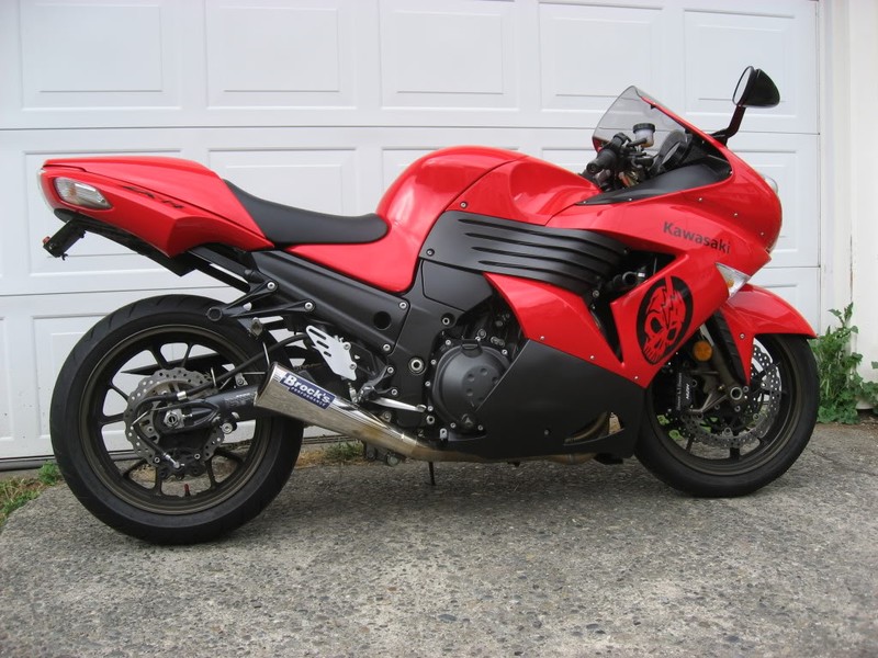 Zx14r on sale brocks exhaust
